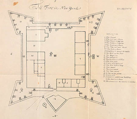 The Miller Plan of the Fort, click for larger image